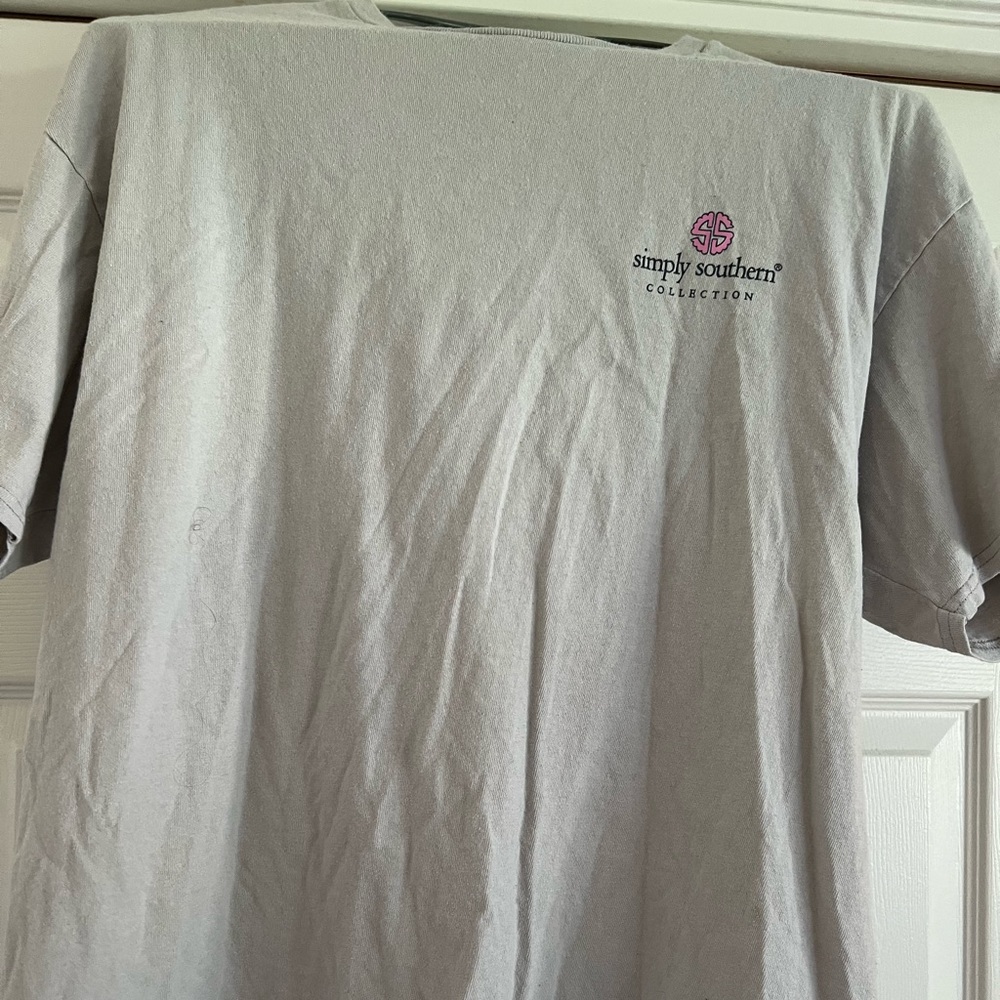 Gray simply southern tailgate shirt